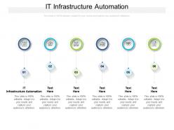 It infrastructure automation ppt powerpoint presentation infographics designs cpb