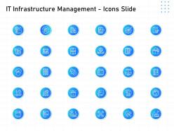 It infrastructure management icons slide ppt powerpoint presentation slides themes
