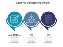 It learning management system ppt powerpoint presentation outline brochure cpb
