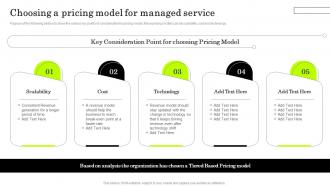 IT Managed Service Providers Choosing A Pricing Model For Managed Service