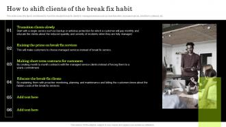 IT Managed Service Providers How To Shift Clients Of The Break Fix Habit