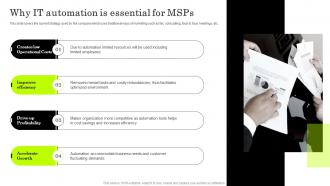 IT Managed Service Providers Why IT Automation Is Essential For MSPS