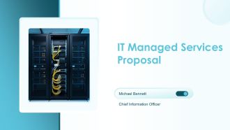 IT Managed Services Proposal PPT Summary VA