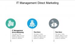 It management direct marketing ppt powerpoint presentation infographic template show cpb