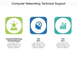 It networking technical services ppt powerpoint presentation infographics images cpb