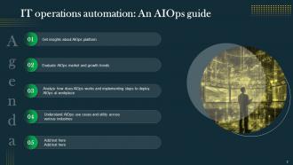 IT Operations Automation An AIOps Guide Powerpoint Presentation Slides AI CD V Impressive Pre-designed