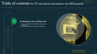 IT Operations Automation An AIOps Guide Powerpoint Presentation Slides AI CD V Unique Template