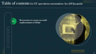 IT Operations Automation An AIOps Guide Powerpoint Presentation Slides AI CD V Interactive Template