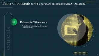 IT Operations Automation An AIOps Guide Powerpoint Presentation Slides AI CD V Idea Slides