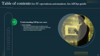 IT Operations Automation An AIOps Guide Powerpoint Presentation Slides AI CD V Image Slides