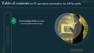IT Operations Automation An AIOps Guide Powerpoint Presentation Slides AI CD V Content Ready Slides