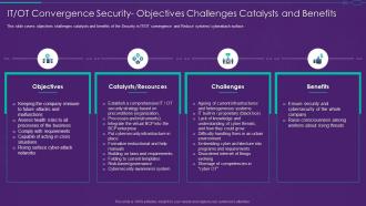It Ot Convergence Strategy Security Objectives Challenges Catalysts And Benefits