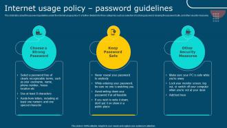 IT Policy Internet Usage Policy Password Guidelines Ppt Diagrams