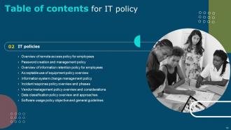 IT Policy Powerpoint Presentation Slides Graphical Pre-designed