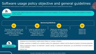 IT Policy Software Usage Policy Objective And General Guidelines