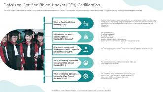 IT Professionals Certification Collection Details On Certified Ethical Hacker CEH Certification