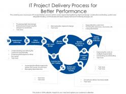 It project delivery process for better performance