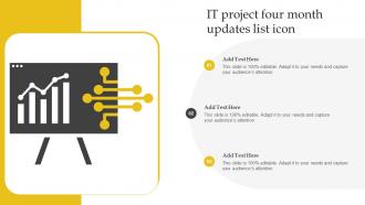 IT Project Four Month Updates List Icon