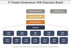 It project governance with executive board