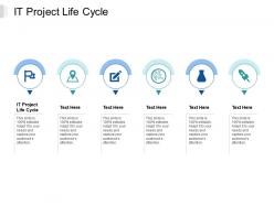 It project life cycle ppt powerpoint presentation summary deck cpb