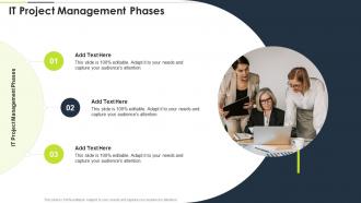IT Project Management Phases In Powerpoint And Google Slides Cpb