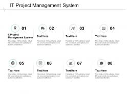 It project management system ppt powerpoint presentation gallery show cpb