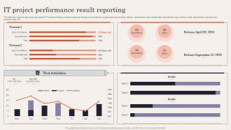 IT Project Performance Result Reporting