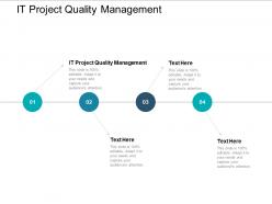 It project quality management ppt powerpoint presentation file outline cpb