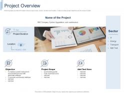 It project team building project overview ppt powerpoint presentation show layout