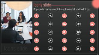 IT Projects Management Through Waterfall Methodology Powerpoint Presentation Slides Content Ready Professionally