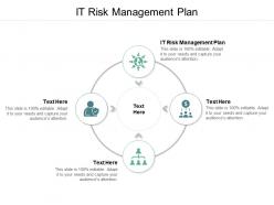 It risk management plan ppt powerpoint presentation show clipart images cpb