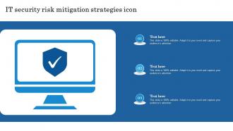 IT Security Risk Mitigation Strategies Icon