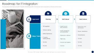 It service integration after merger roadmap for it integration