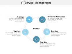 It service management ppt powerpoint presentation show download cpb