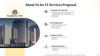 It services proposal powerpoint presentation slides