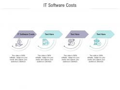 It software costs ppt powerpoint presentation show cpb