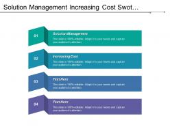 It solution management increasing cost swot analysis global brand management