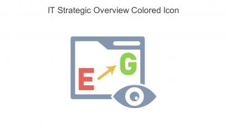 IT Strategic Overview Colored Icon In Powerpoint Pptx Png And Editable Eps Format