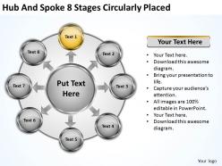 It strategy consulting 8 stages circularly placed powerpoint templates ppt backgrounds for slides 0523