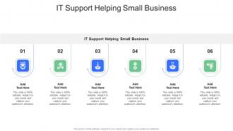 IT Support Helping Small Business In Powerpoint And Google Slides Cpb