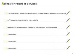 It support pricing powerpoint presentation slides