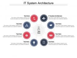It system architecture ppt powerpoint presentation outline graphics template cpb