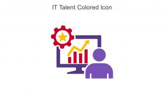 IT Talent Colored Icon In Powerpoint Pptx Png And Editable Eps Format