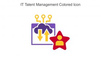 IT Talent Management Colored Icon In Powerpoint Pptx Png And Editable Eps Format