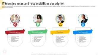 IT Team Job Roles And Responsibilities Description