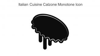 Italian Cuisine Calzone Monotone Icon In Powerpoint Pptx Png And Editable Eps Format