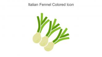 Italian Fennel Colored Icon In Powerpoint Pptx Png And Editable Eps Format