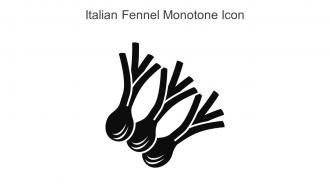 Italian Fennel Monotone Icon In Powerpoint Pptx Png And Editable Eps Format