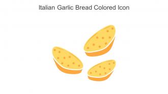 Italian Garlic Bread Colored Icon In Powerpoint Pptx Png And Editable Eps Format