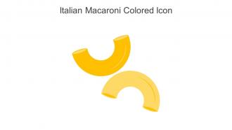 Italian Macaroni Colored Icon In Powerpoint Pptx Png And Editable Eps Format